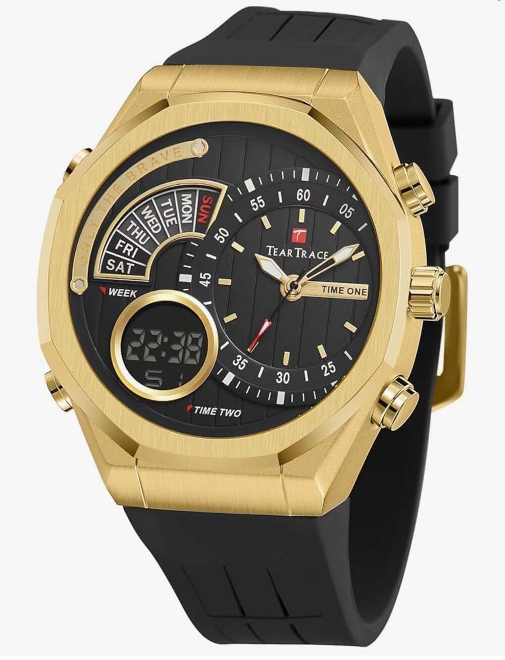 TEARTRACE Men's Watches Analog Digital Quartz Waterproof Sport Watches